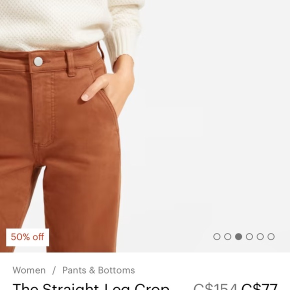 Everlane straight leg crop - Picture 3 of 5
